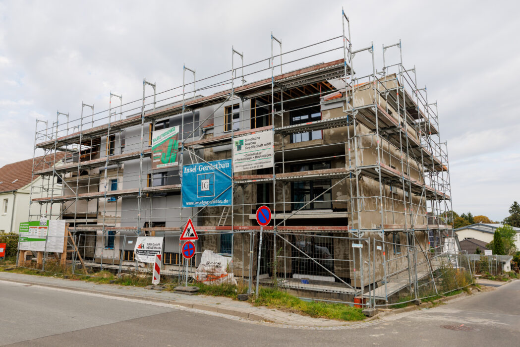Bewo - besser Wohnen auf Rügen - Unser aktuelles Bauvorhaben in der Breitscheidstraße 4 in Bergen auf Rügen
