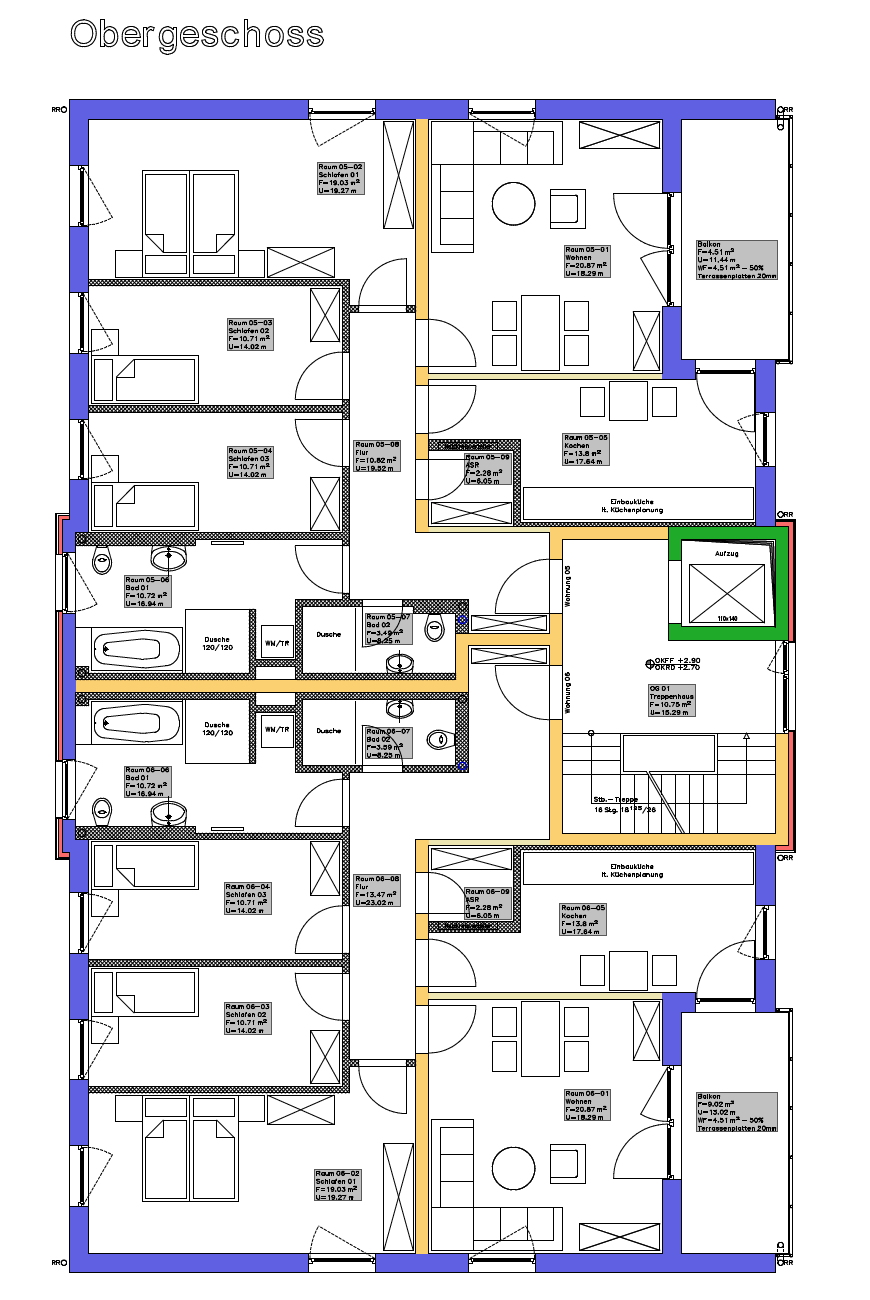 Grundriss Obergeschoss